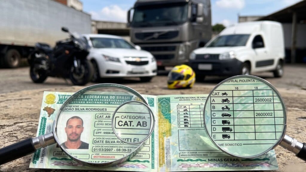 como adicionar categoria na cnh 1