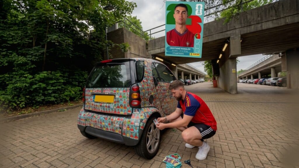 multa decoracao de carro na copa 1